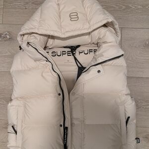 Aritzia Super Puff Jacket in Cream